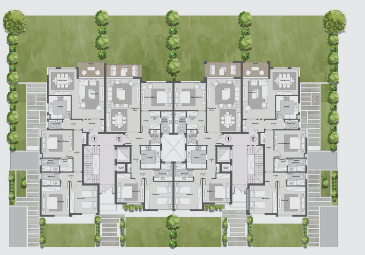 Floor plan for apartment at Ever