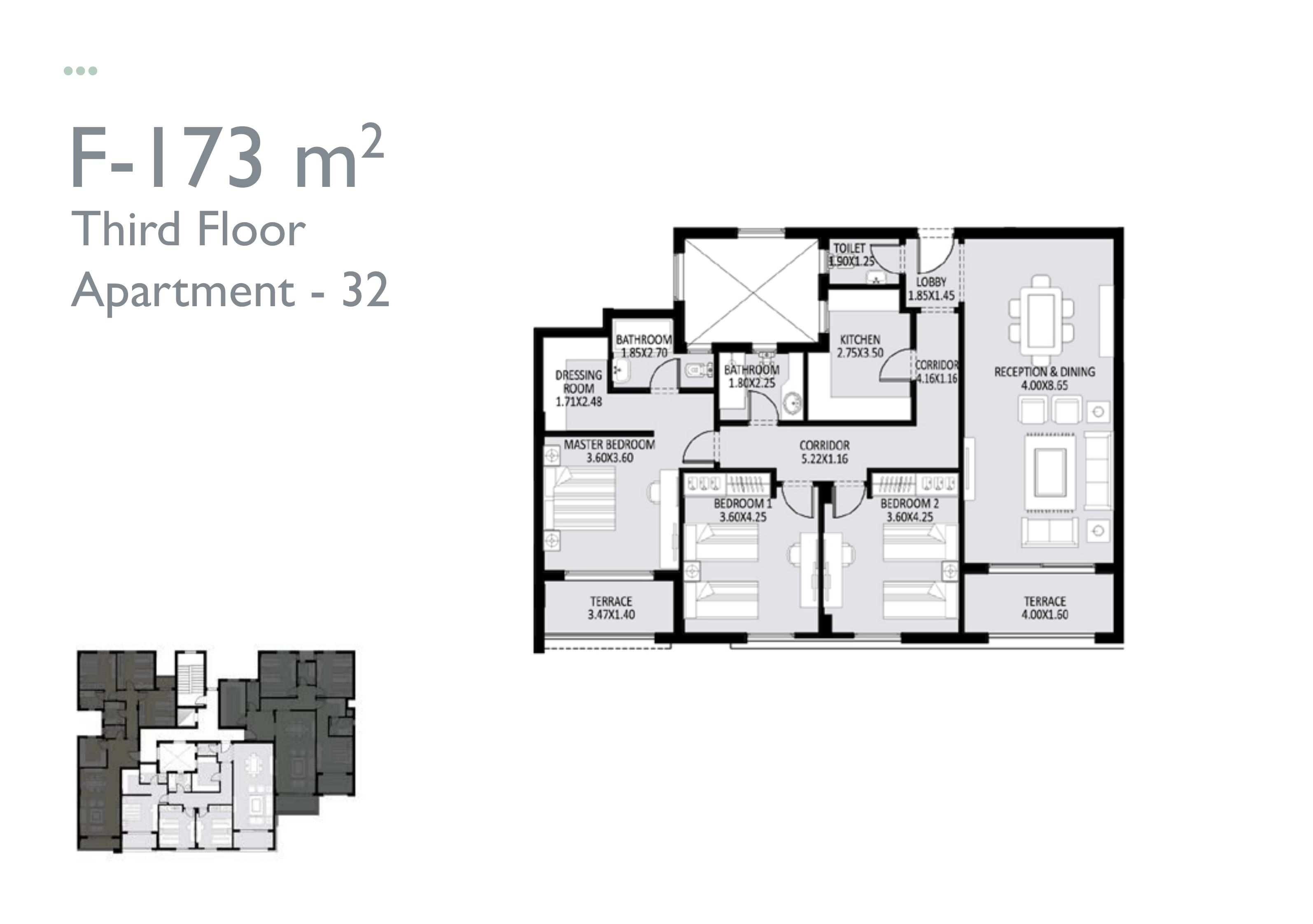 Floor plan for apartment at Jayd