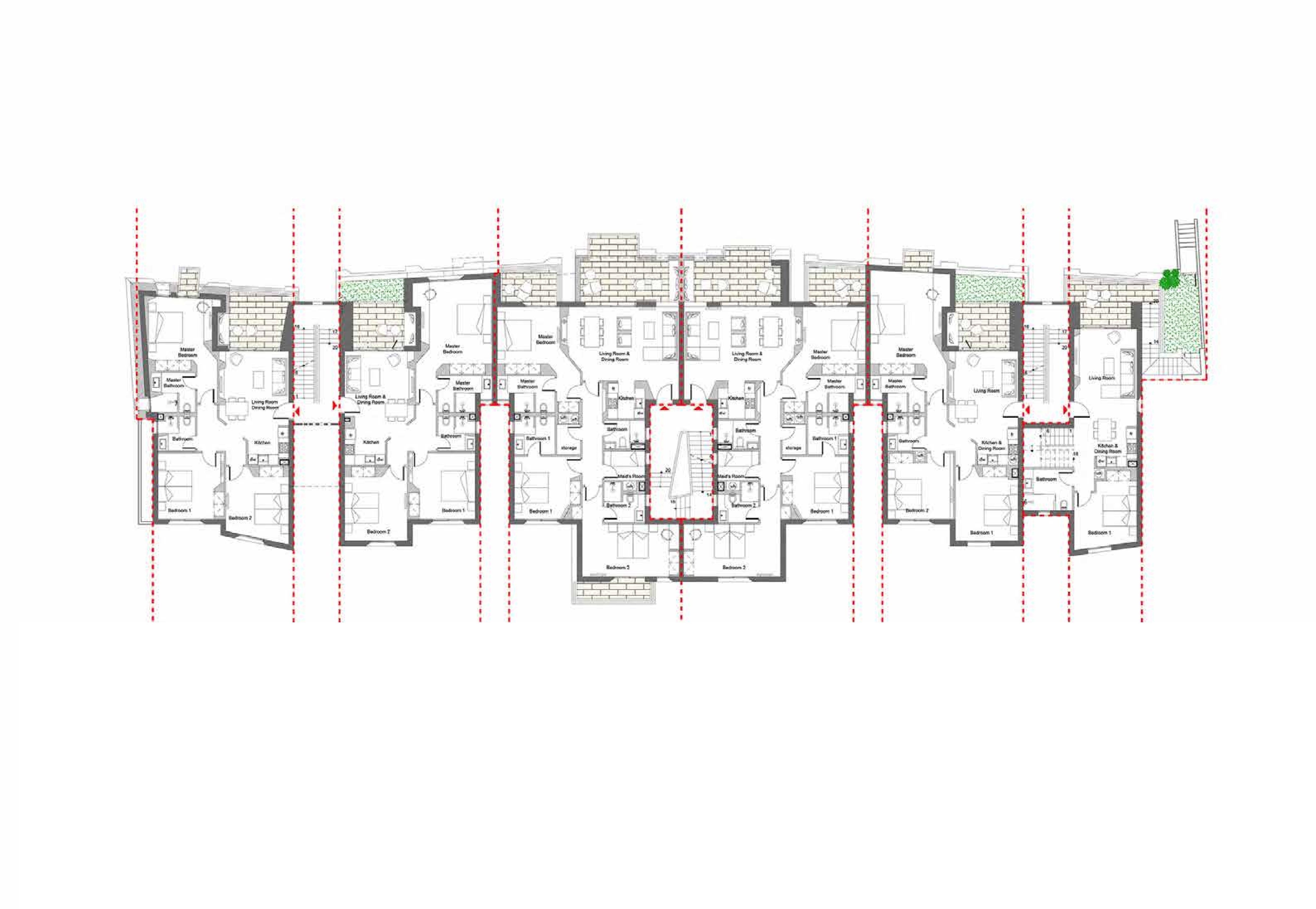 Floor plan for apartment at Swanlake El Gouna