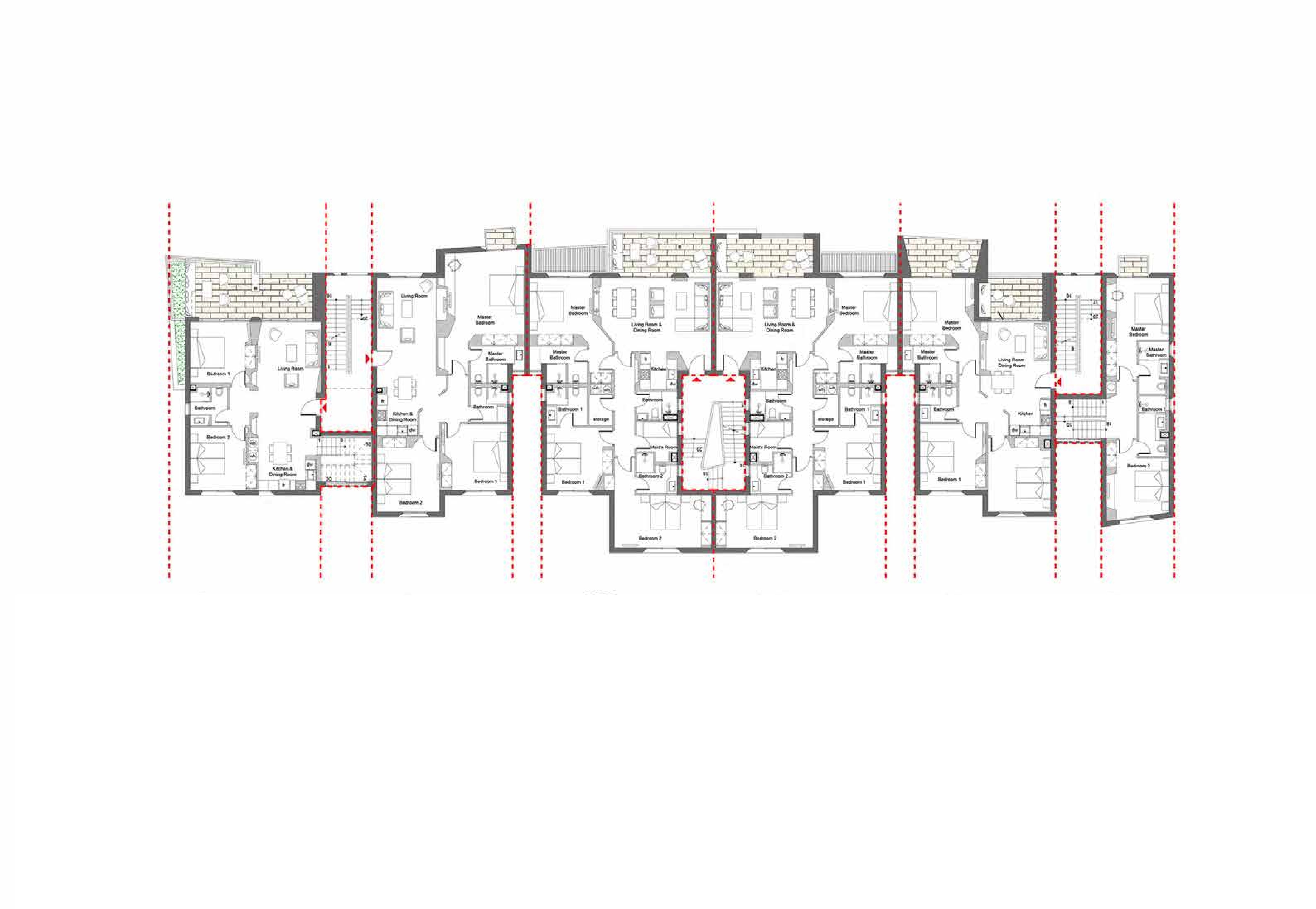 Floor plan for apartment at Swanlake El Gouna