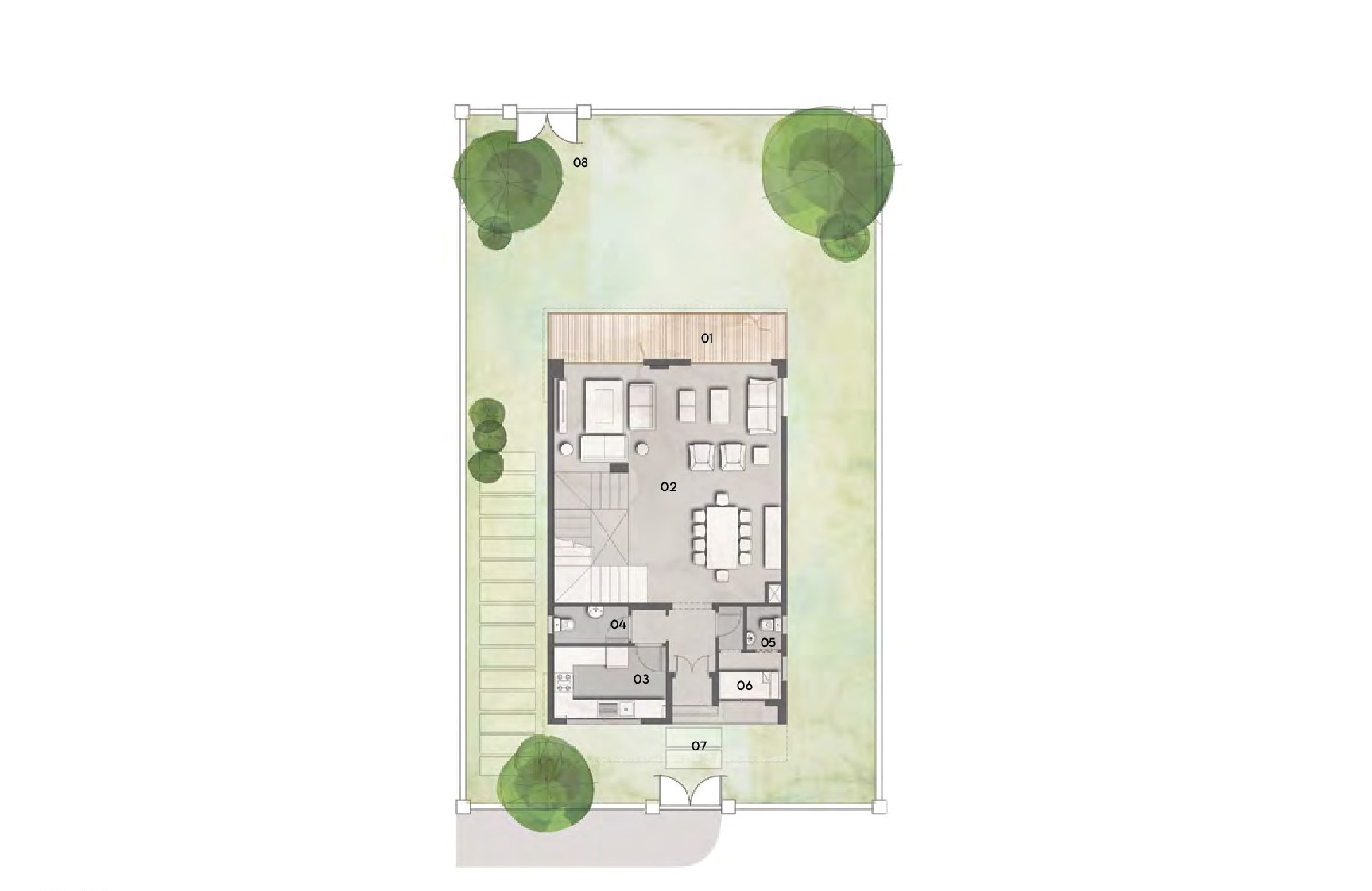 Floor plan for apartment at Il Bosco City