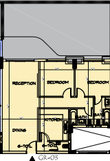 Floor plan for apartment at Bloomfields