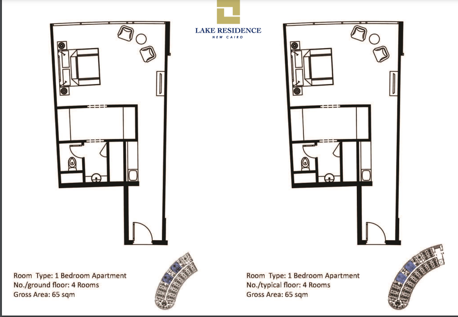 Floor plan for apartment at Fifth Square Al Marasem