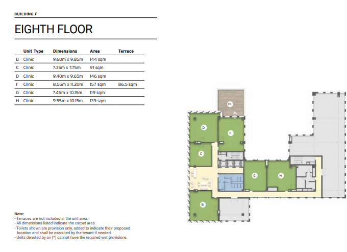 Floor plan for  at ZED STRIP