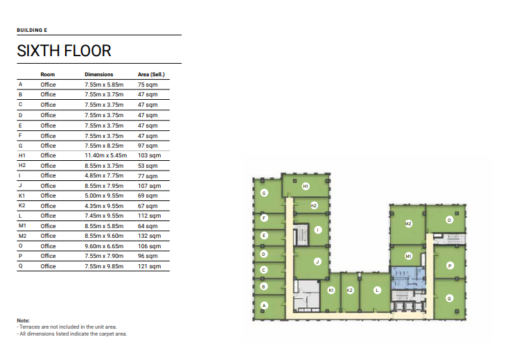 Floor plan for  at ZED STRIP