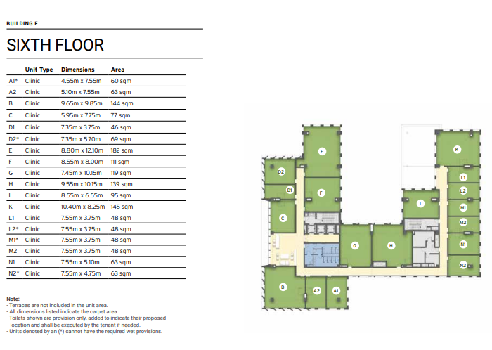 Floor plan for  at ZED STRIP