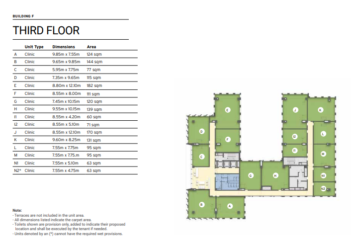 Floor plan for  at ZED STRIP