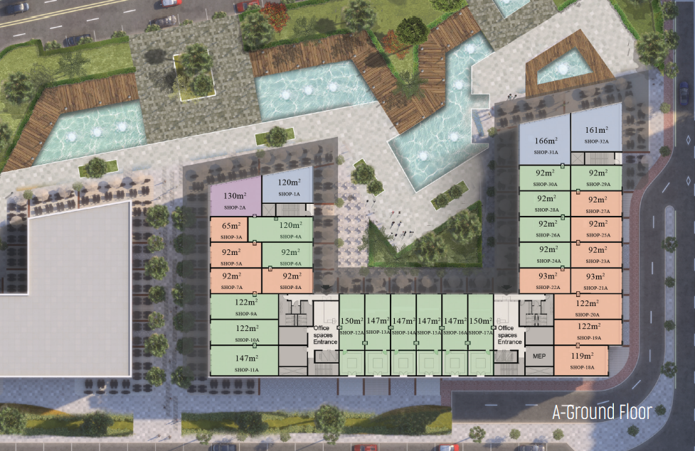 Floor plan for  at Castle Landmark