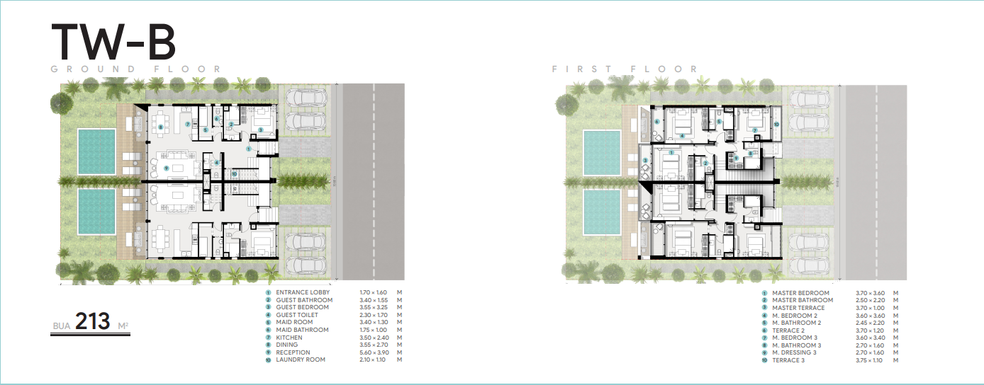 Floor plan for  at Azha North Coast