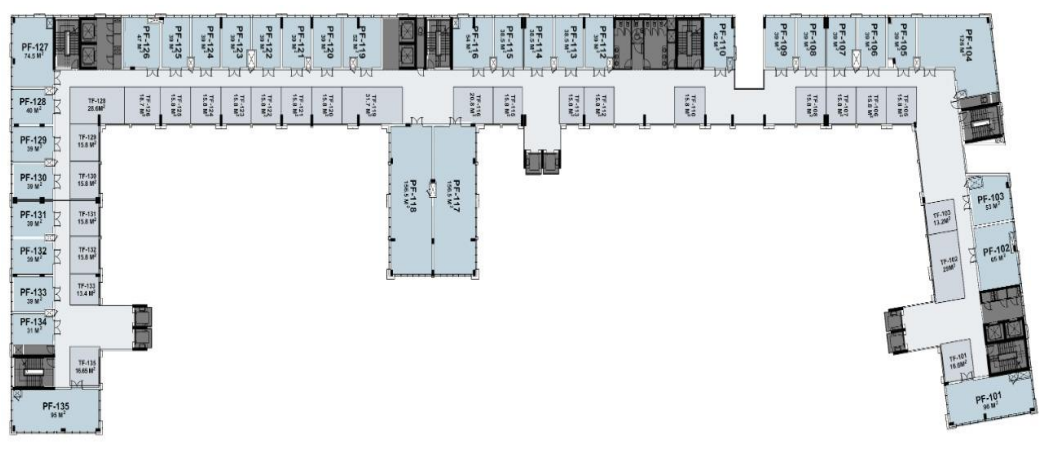 Floor plan for  at The Loft Plaza