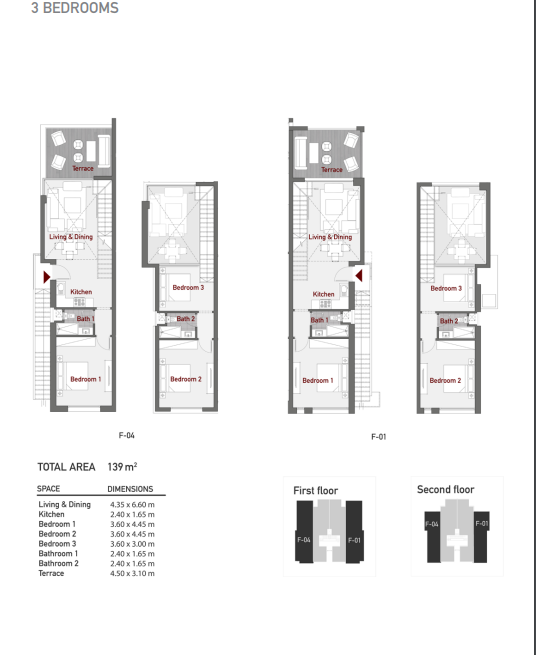 Floor plan for chalet at Azha