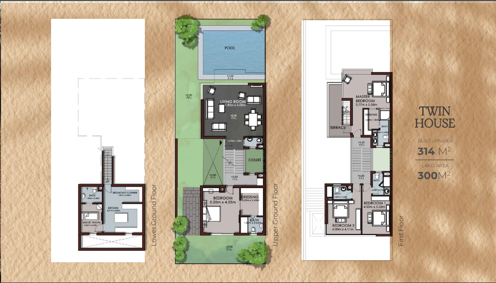 Floor plan for  at The Waterway North Coast
