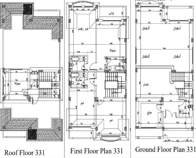 Floor plan for villa at El Patio 6 October