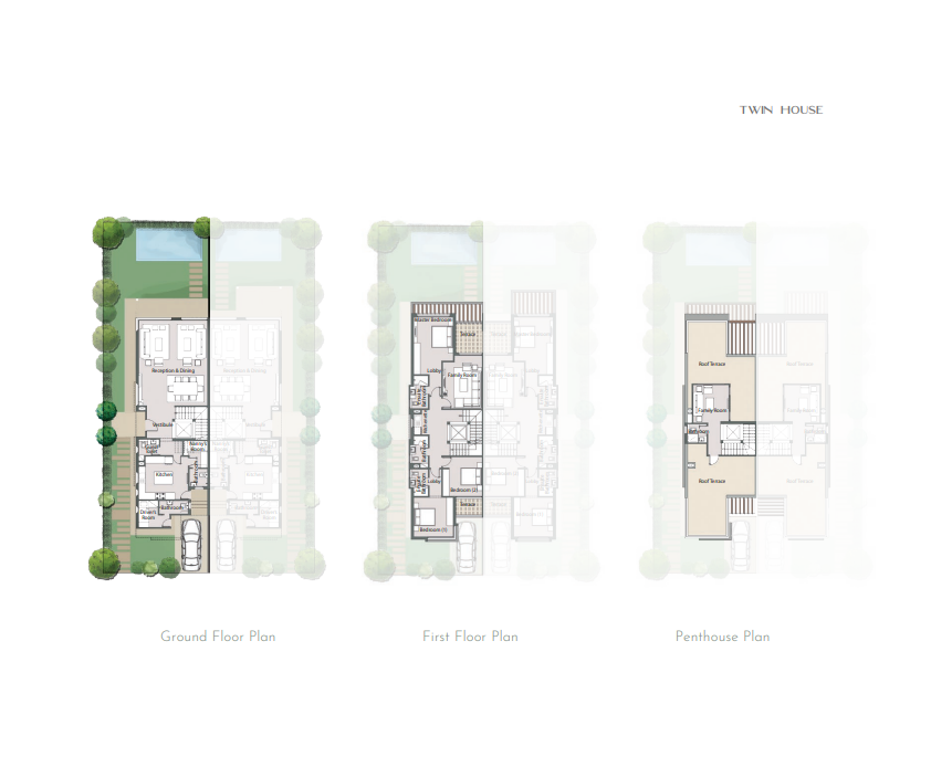 Floor plan for  at Palm Hills New Cairo