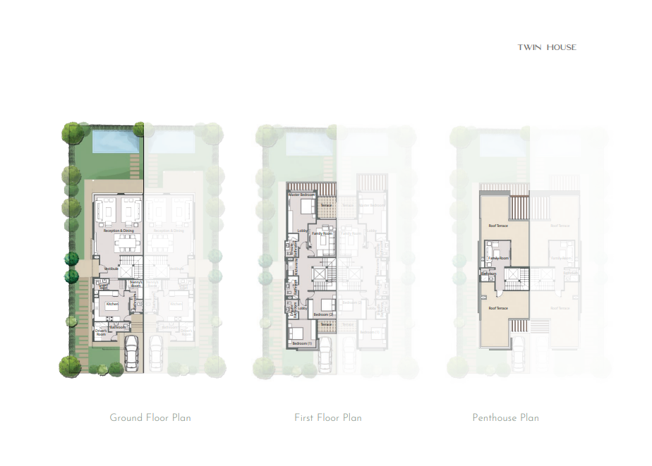 Floor plan for  at Palm Hills New Cairo