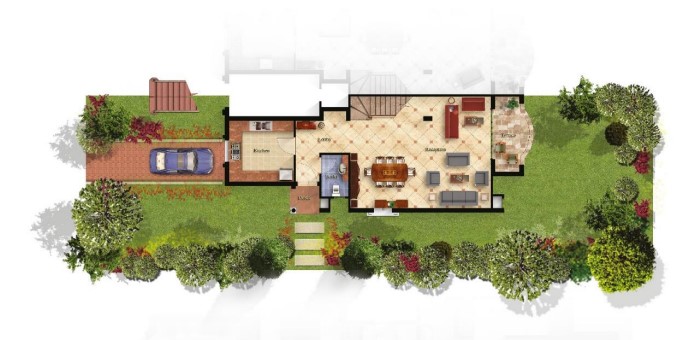 Floor plan for duplex at Mountain View iCity October