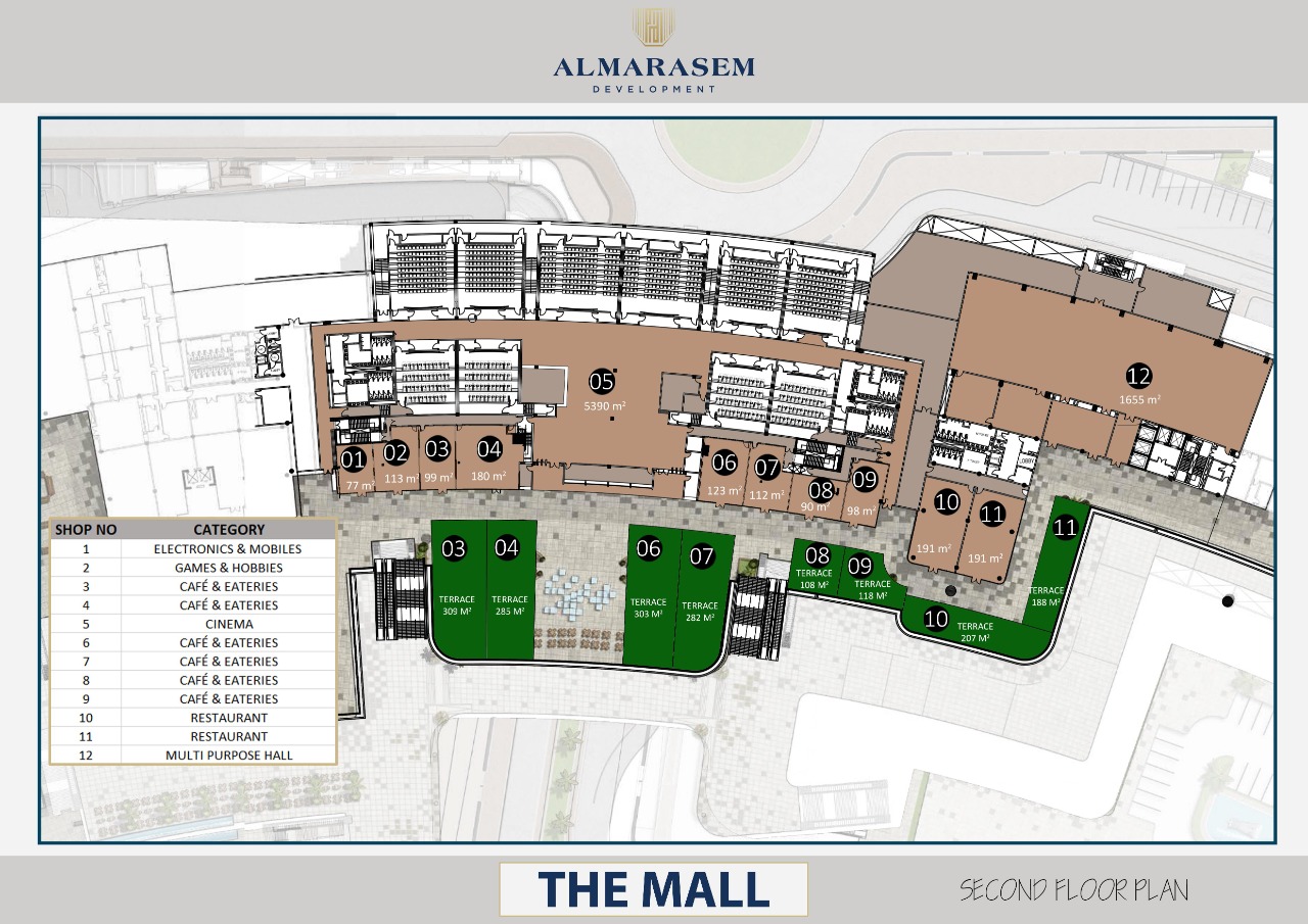 Floor plan for apartment at Fifth Square Al Marasem
