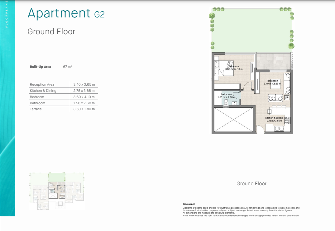 Floor plan for chalet at Hyde Park North - Seashore
