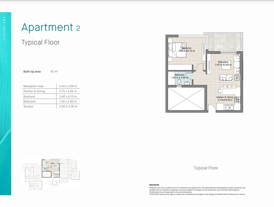Floor plan for chalet at Hyde Park North - Seashore