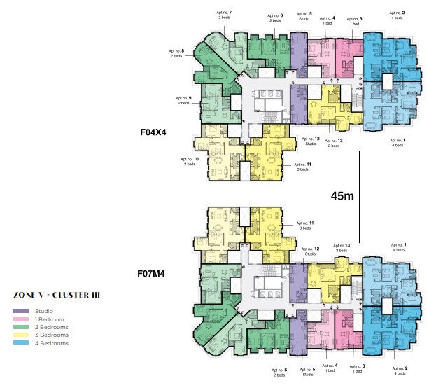 Floor plan for apartment at Il Latini SED