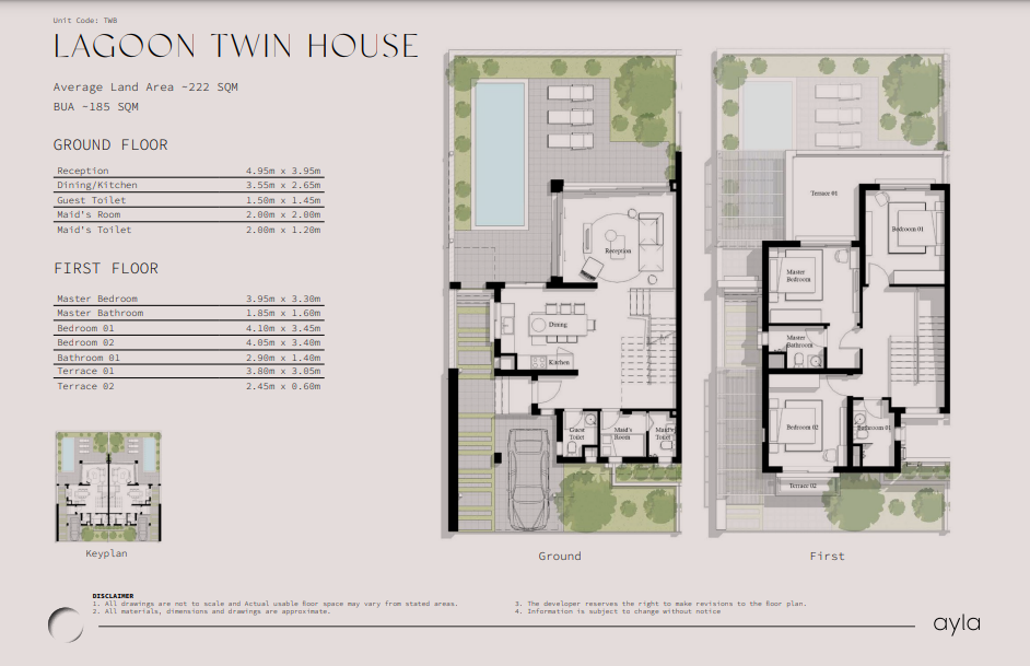 Floor plan for  at Ayla Jefaira
