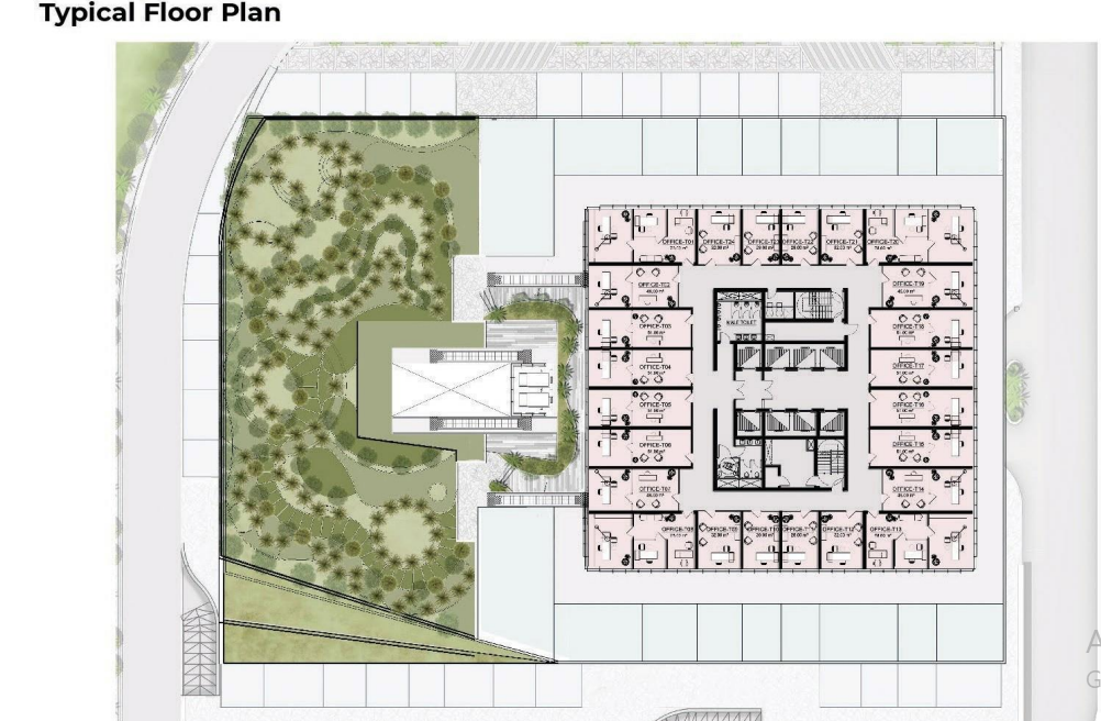 Floor plan for  at Taj Tower