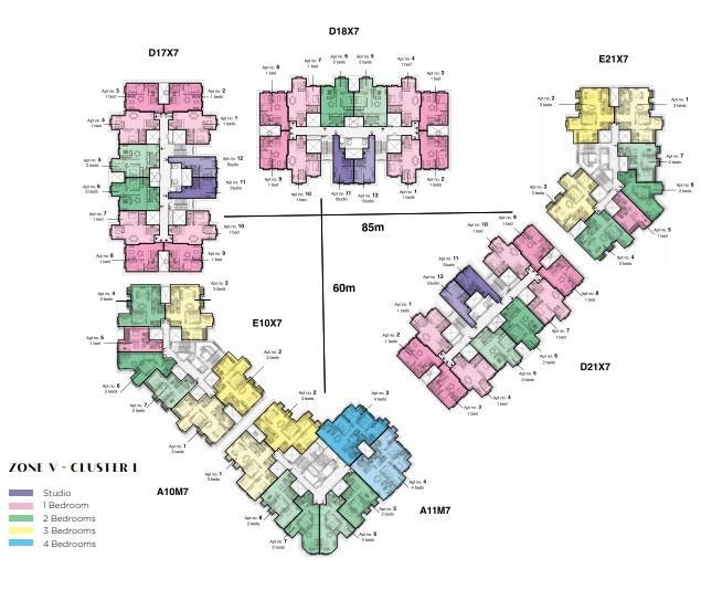 Floor plan for apartment at Il Latini SED