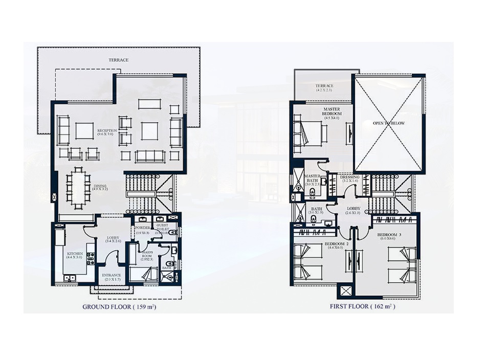 Floor plan for villa at Swanlake North Coast