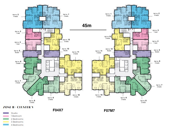 Floor plan for apartment at Il Latini SED