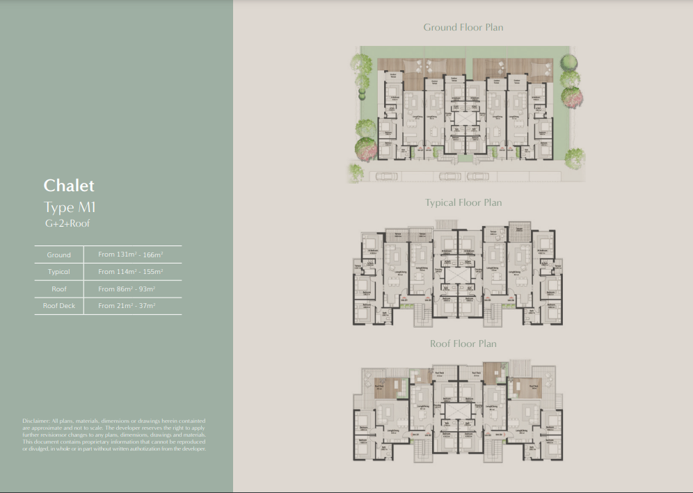 Floor plan for chalet at Masaya