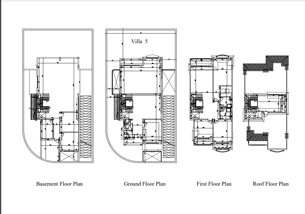 Floor plan for villa at El Patio 5 East
