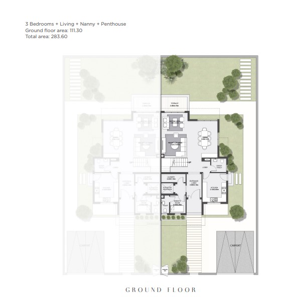 Floor plan for  at The Estates Residence