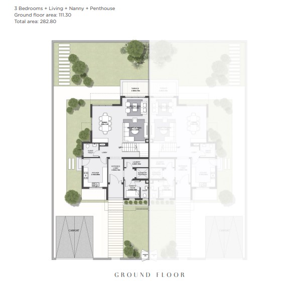 Floor plan for  at The Estates Residence