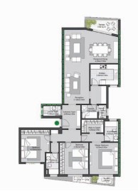 Floor plan for apartment at V Residences By Villette