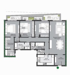 Floor plan for apartment at V Residences By Villette