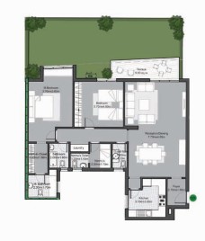 Floor plan for apartment at V Residences By Villette