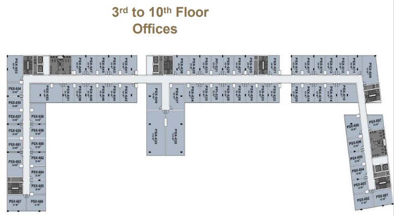 Floor plan for  at The Loft Plaza