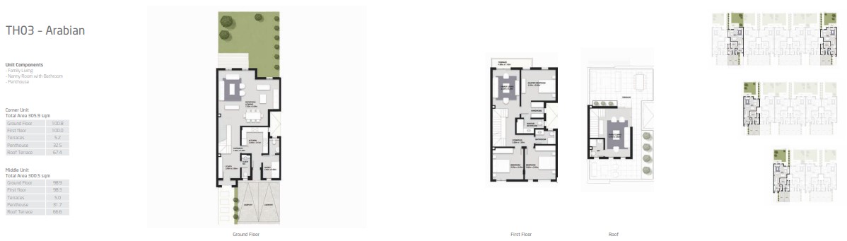 Floor plan for duplex at VYE SODIC