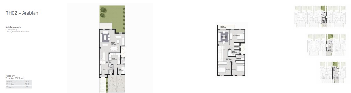 Floor plan for townhouse at VYE SODIC