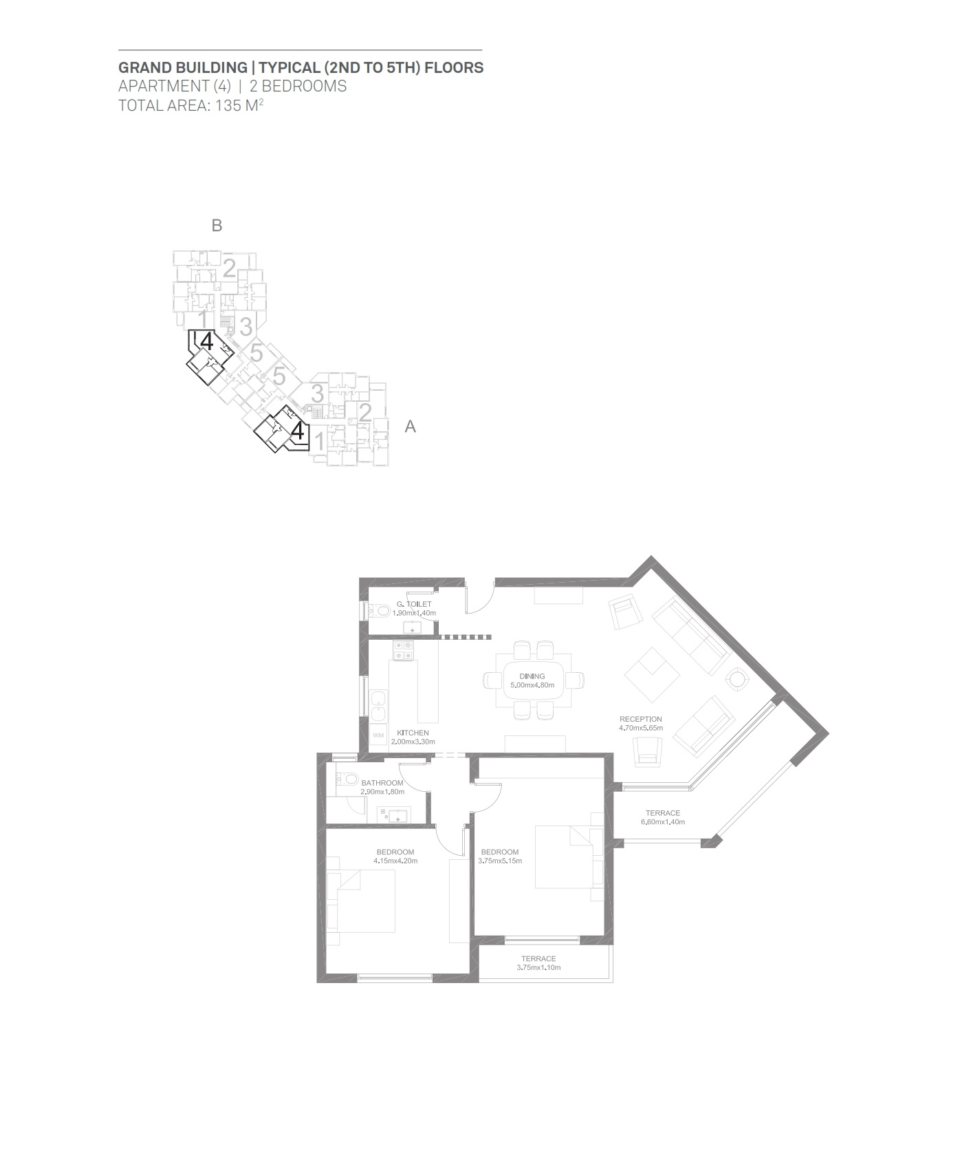 Floor plan for apartment at Hyde Park