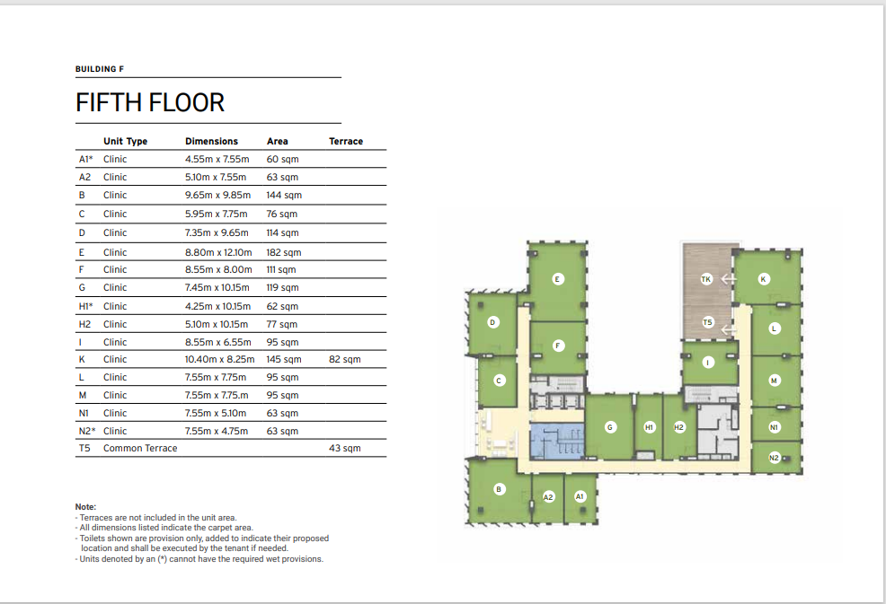 Floor plan for  at ZED STRIP