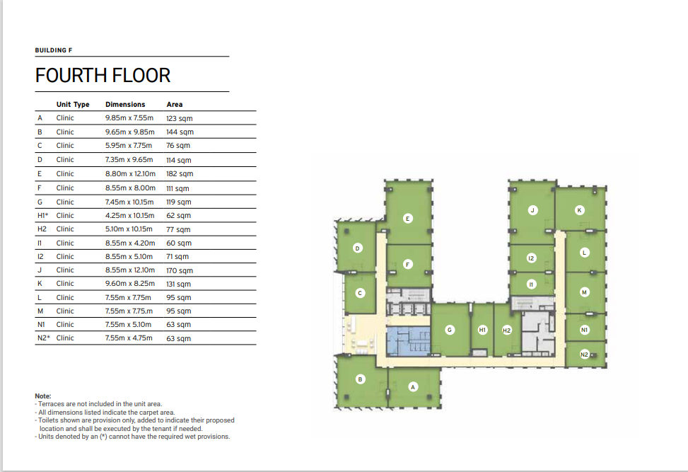 Floor plan for  at ZED STRIP