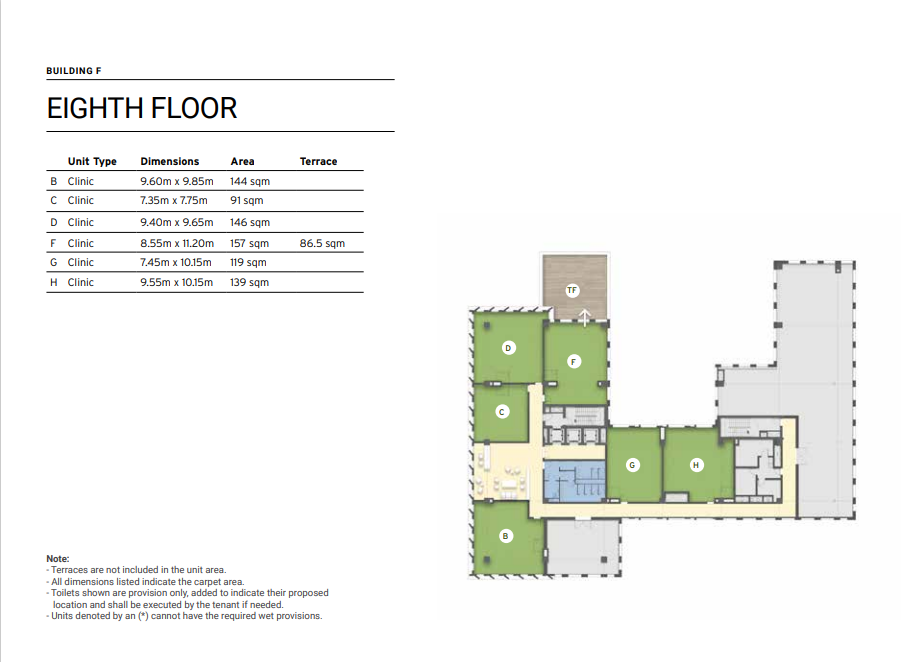 Floor plan for  at ZED STRIP