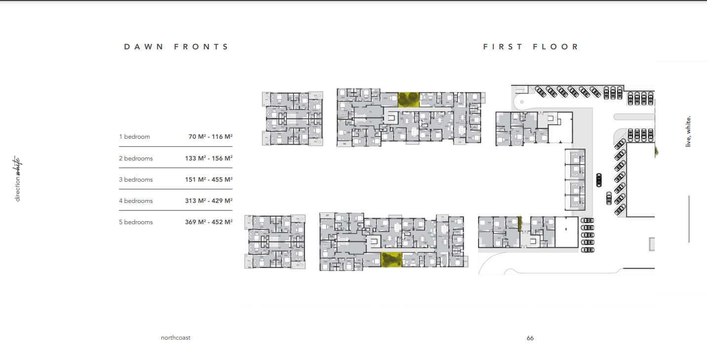 Floor plan for chalet at Direction White
