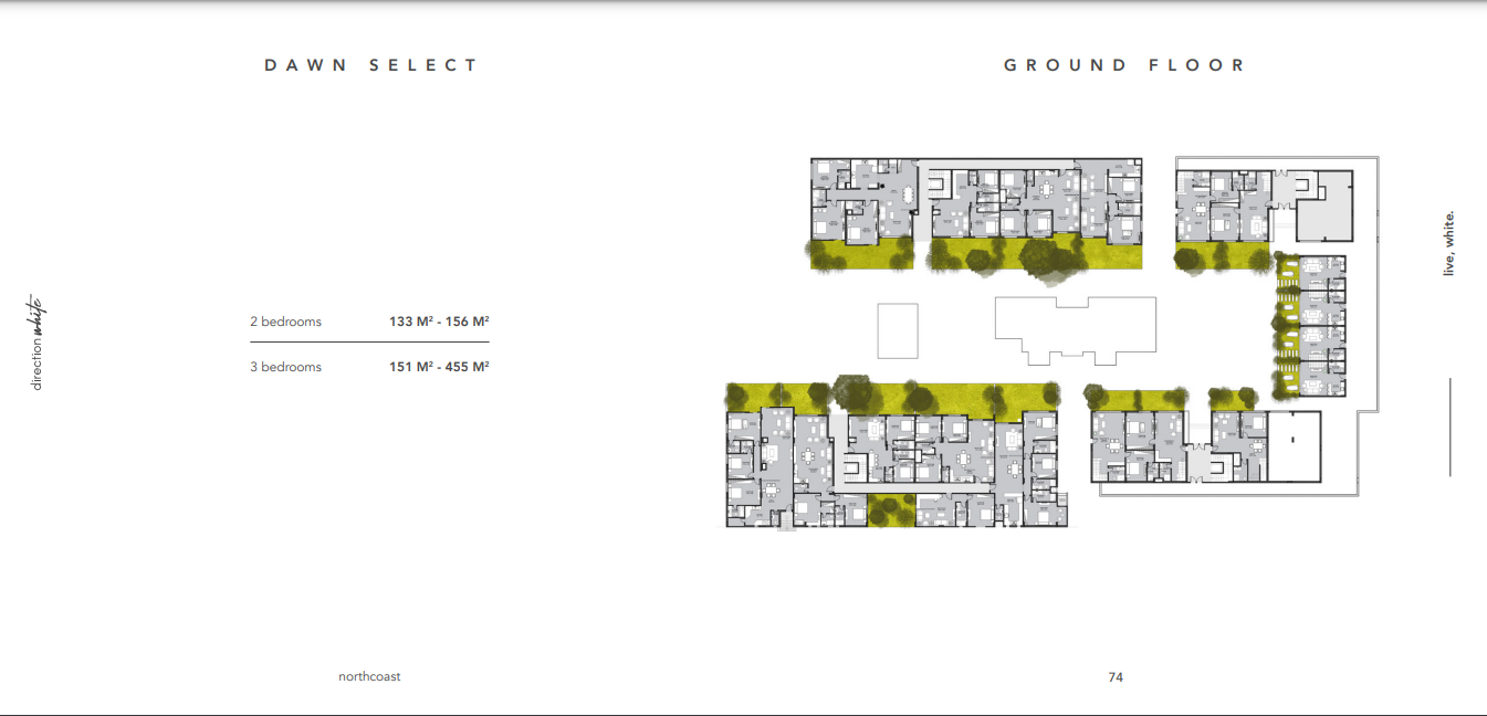 Floor plan for chalet at Direction White