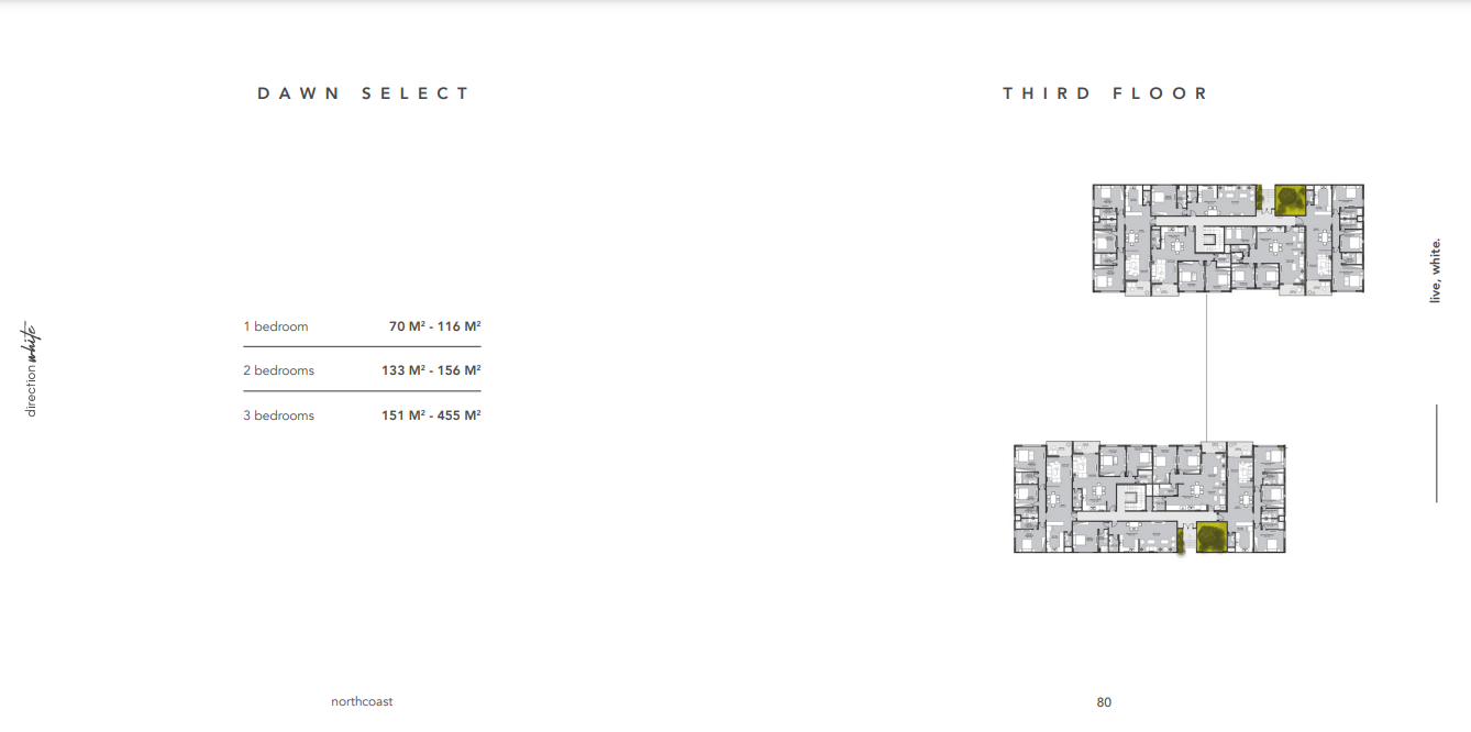Floor plan for chalet at Direction White