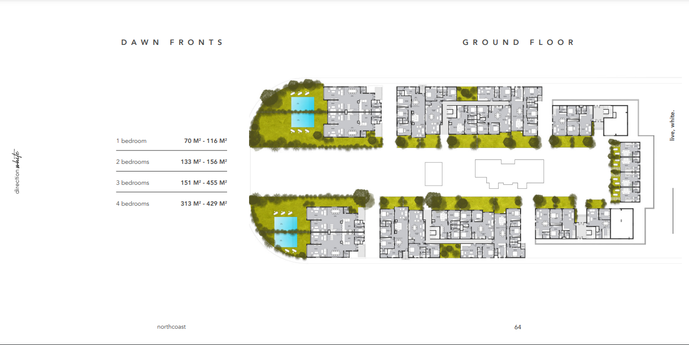 Floor plan for chalet at Direction White