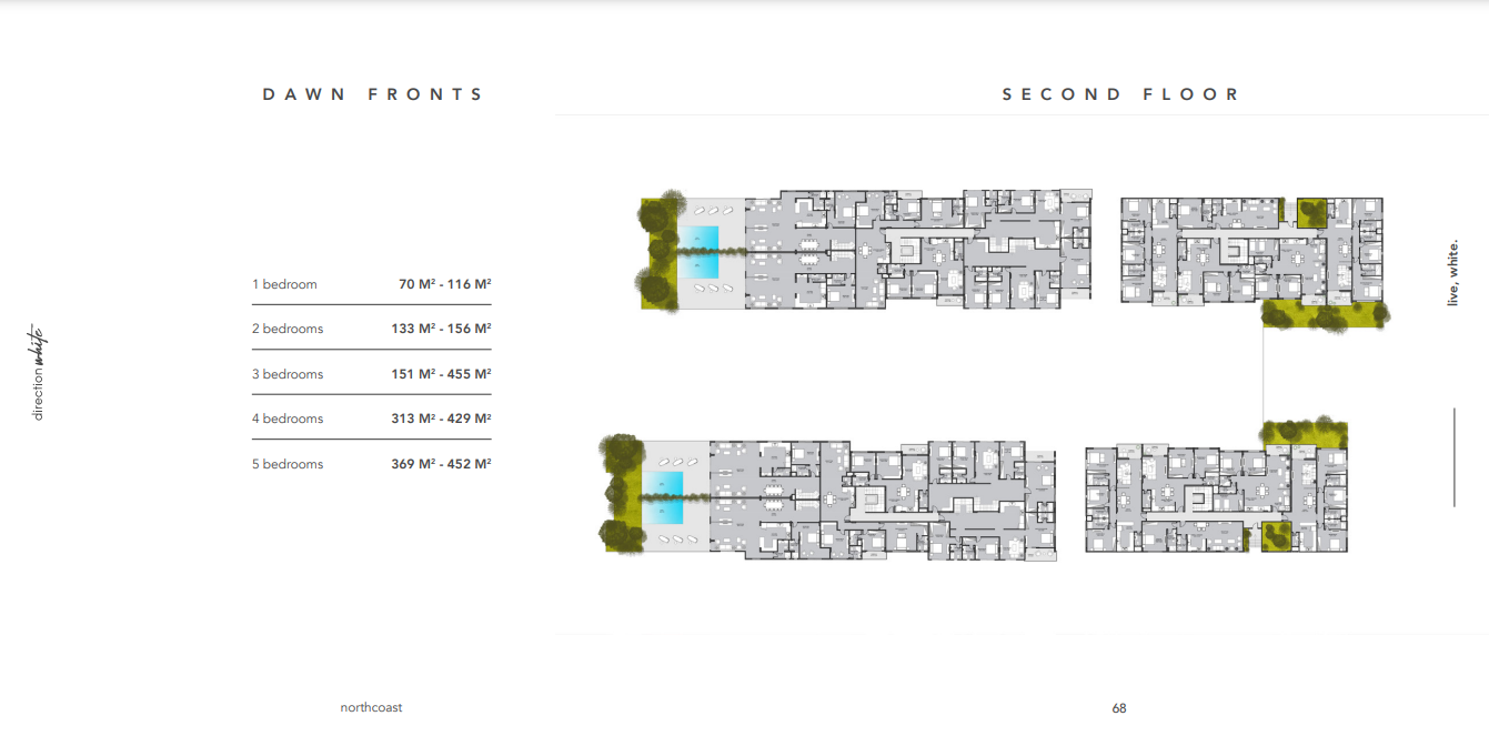 Floor plan for chalet at Direction White