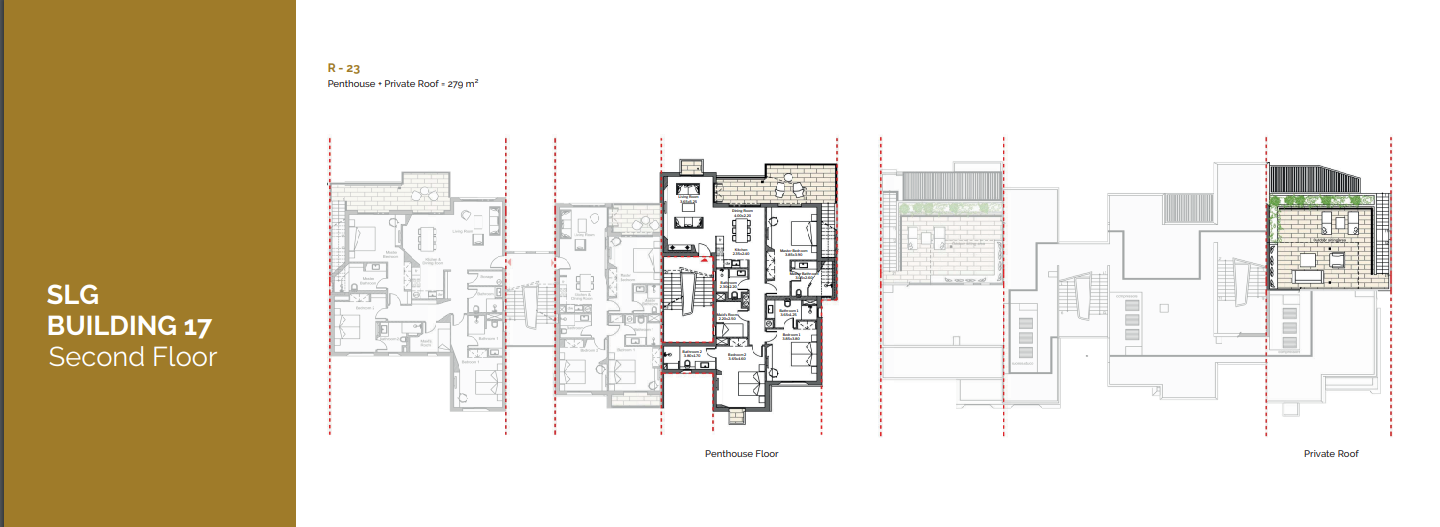Floor plan for apartment at Swanlake El Gouna