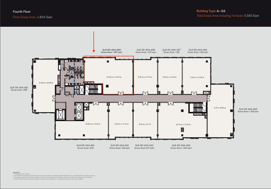 Floor plan for  at Swan Lake Residences Office Park